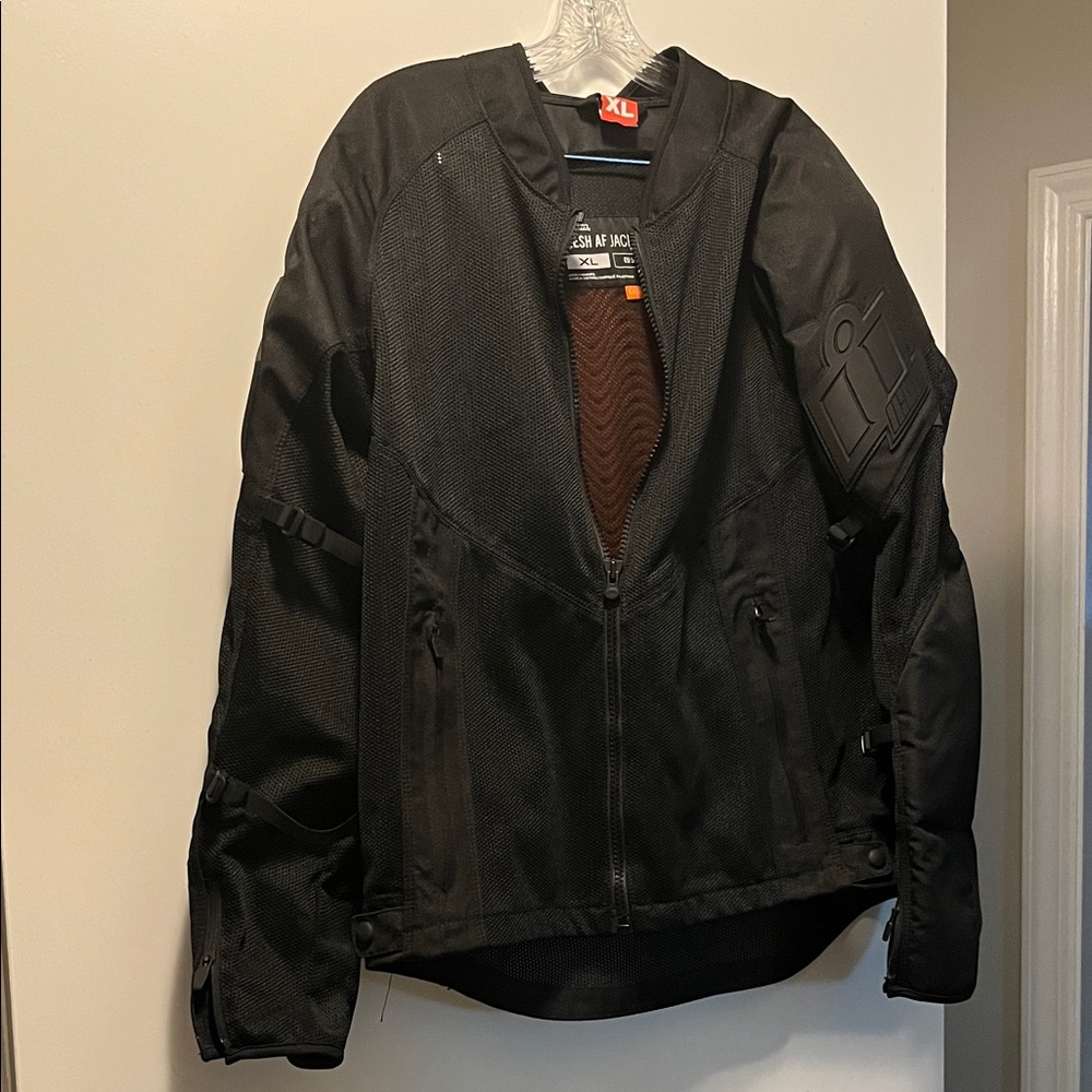 ICON Men's Black Mesh Performance Jacket